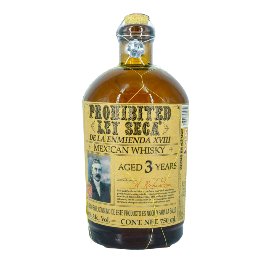 WHISKY PROHIBITED LEY SECA 750ML