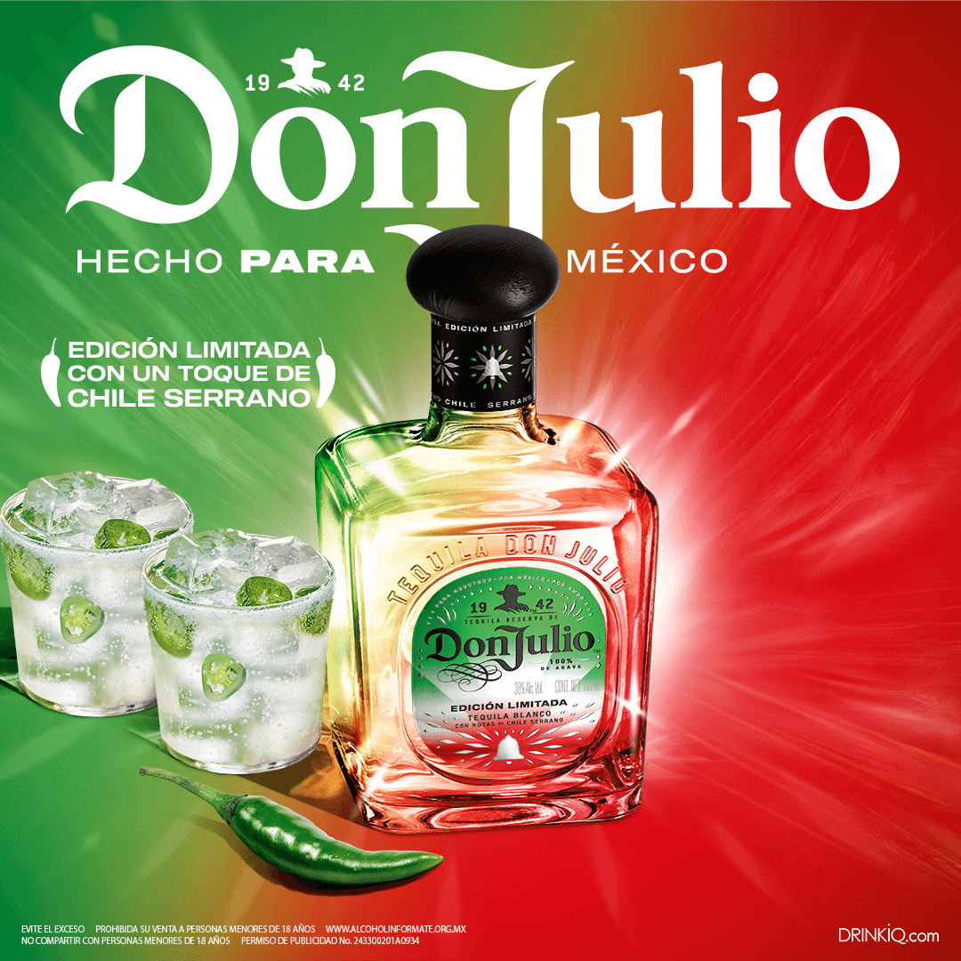 TEQUILA DON JULIO BLANCO CHILE SERRANO 750ML