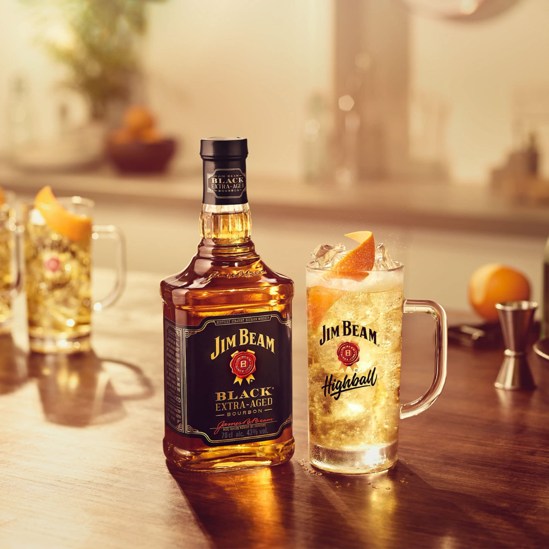 WHISKY JIM BEAM 6 AÑOS BLACK LABEL 750ML