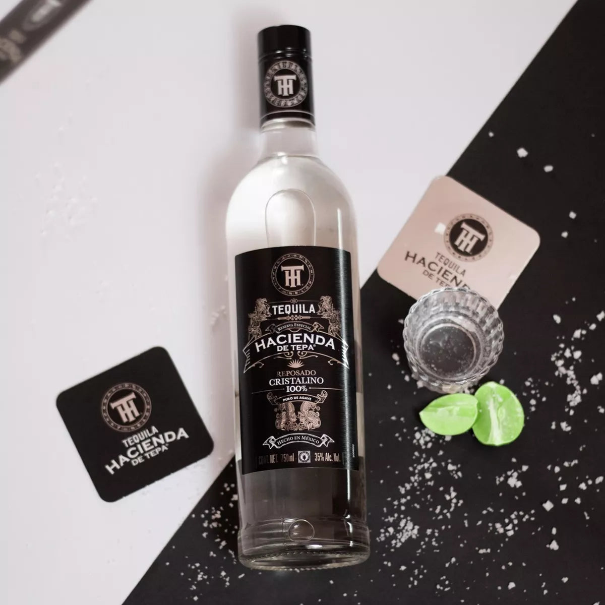 TEQUILA HACIENDA DE TEPA CRISTALINO 750ML
