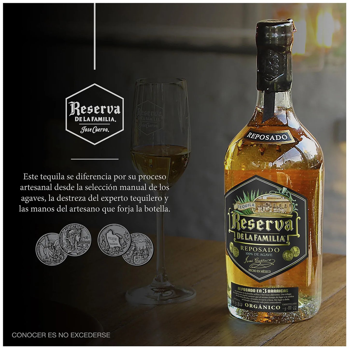TEQUILA RESERVA DE LA FAMILIA REPOSADO 750ML