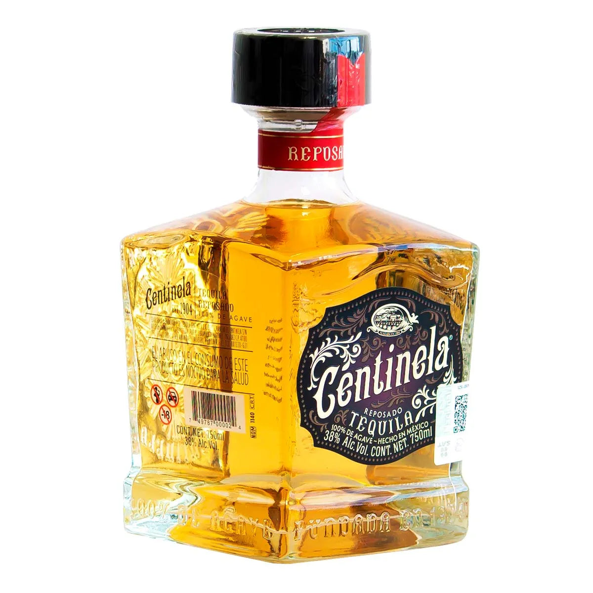 TEQUILA CENTINELA 1904 REPOSADO 750ML
