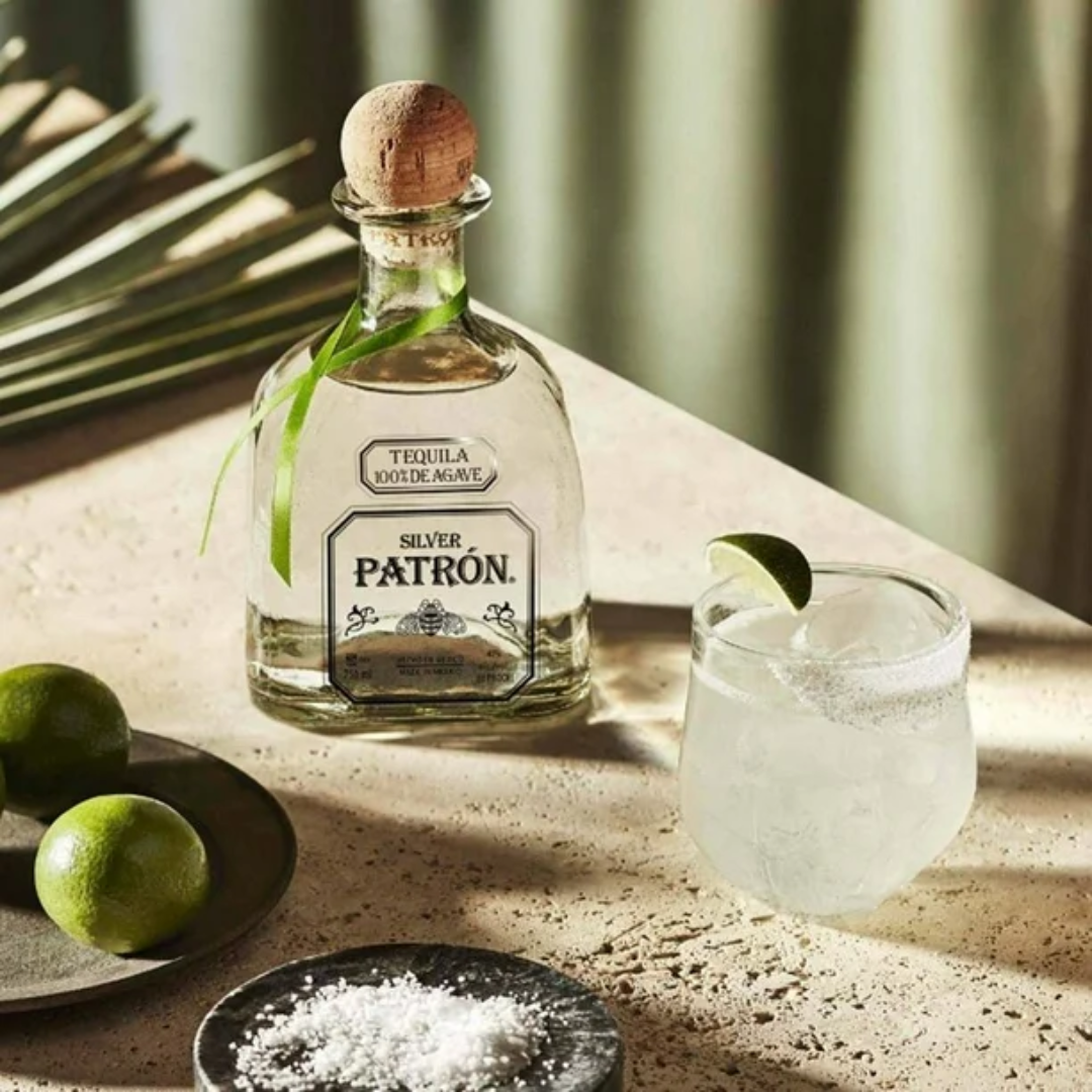 TEQUILA PATRÓN PLATA 750ML
