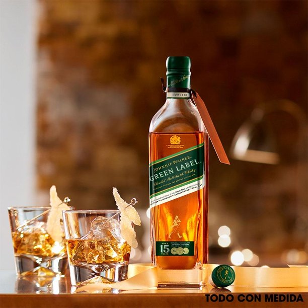 WHISKY JOHNNIE WALKER GREEN LABEL 700 ML