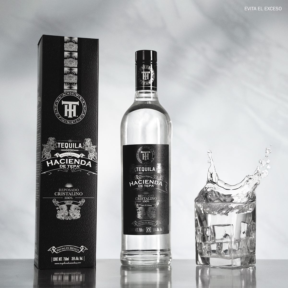TEQUILA HACIENDA DE TEPA CRISTALINO 750ML