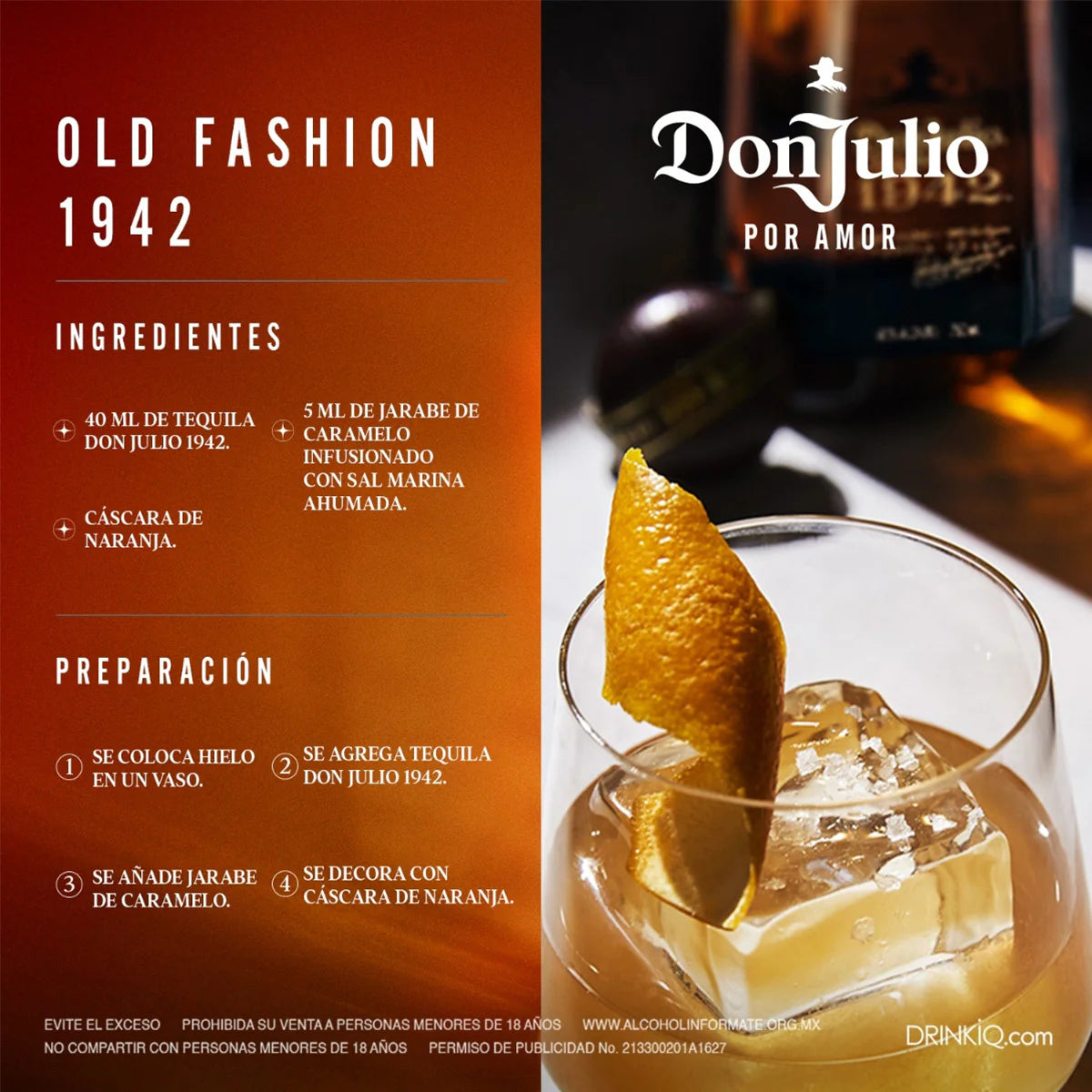 TEQUILA DON JULIO 1942 AÑEJO 750ML