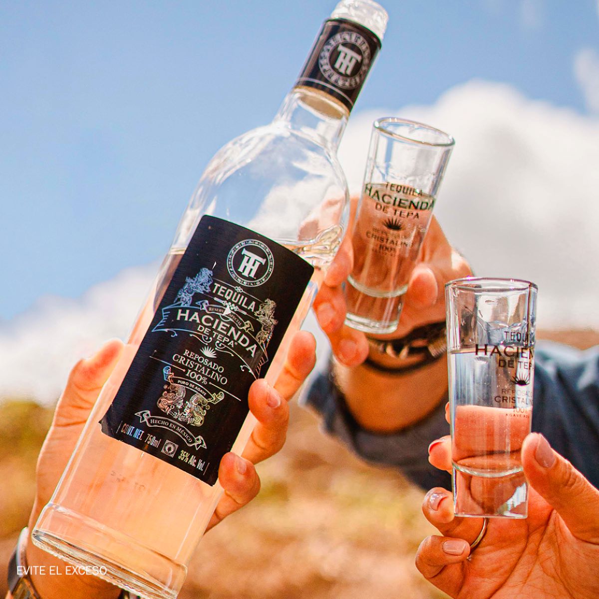 TEQUILA HACIENDA DE TEPA CRISTALINO 750ML