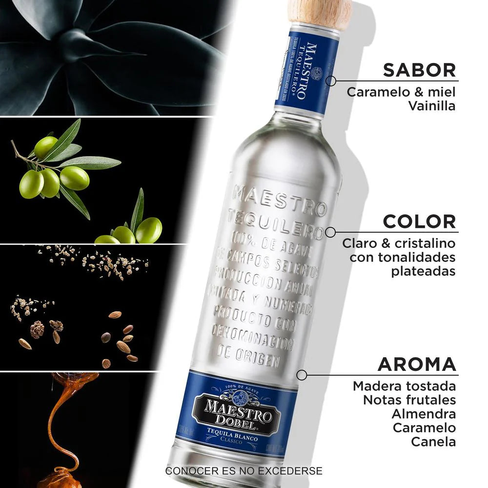 TEQUILA MAESTRO DOBEL BLANCO 700ML