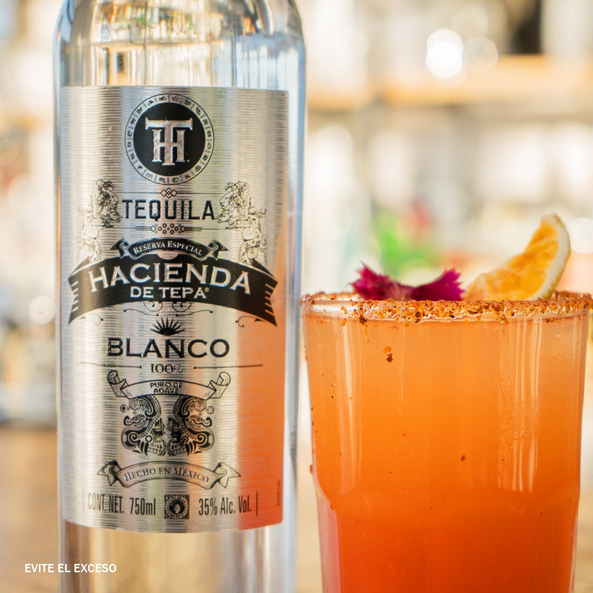 TEQUILA HACIENDA DE TEPA BLANCO 750ML