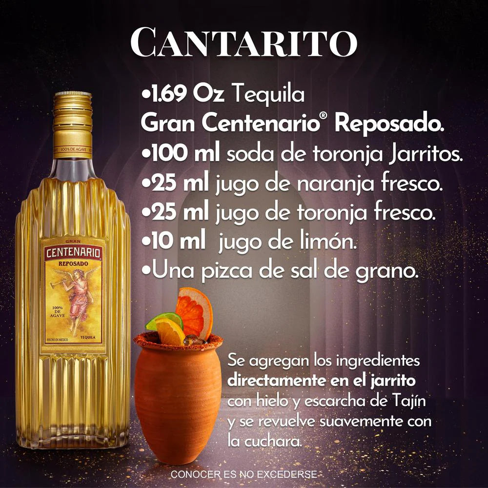 TEQUILA CENTENARIO REPOSADO 700 ML