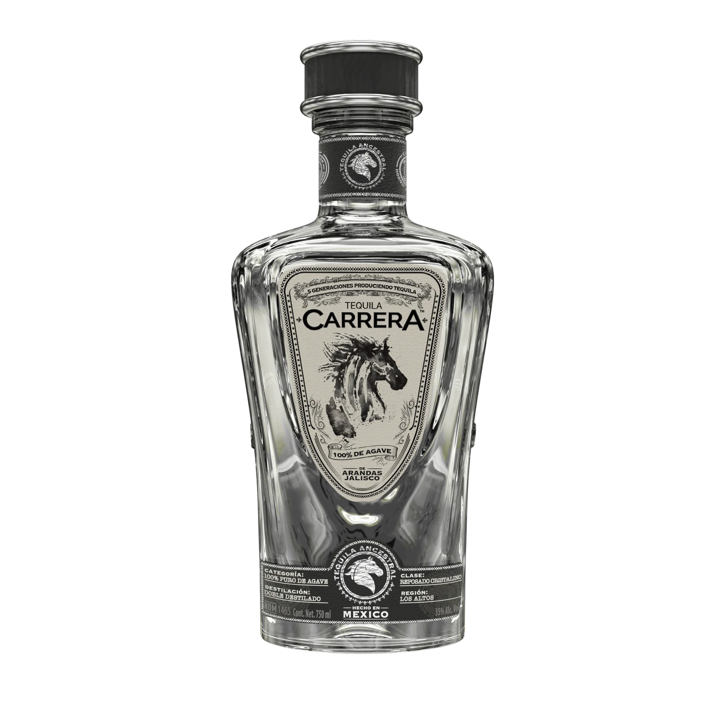 TEQUILA CARRERA REPOSADO CRISTALINO 750ML