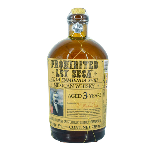 WHISKY PROHIBITED LEY SECA 750ML