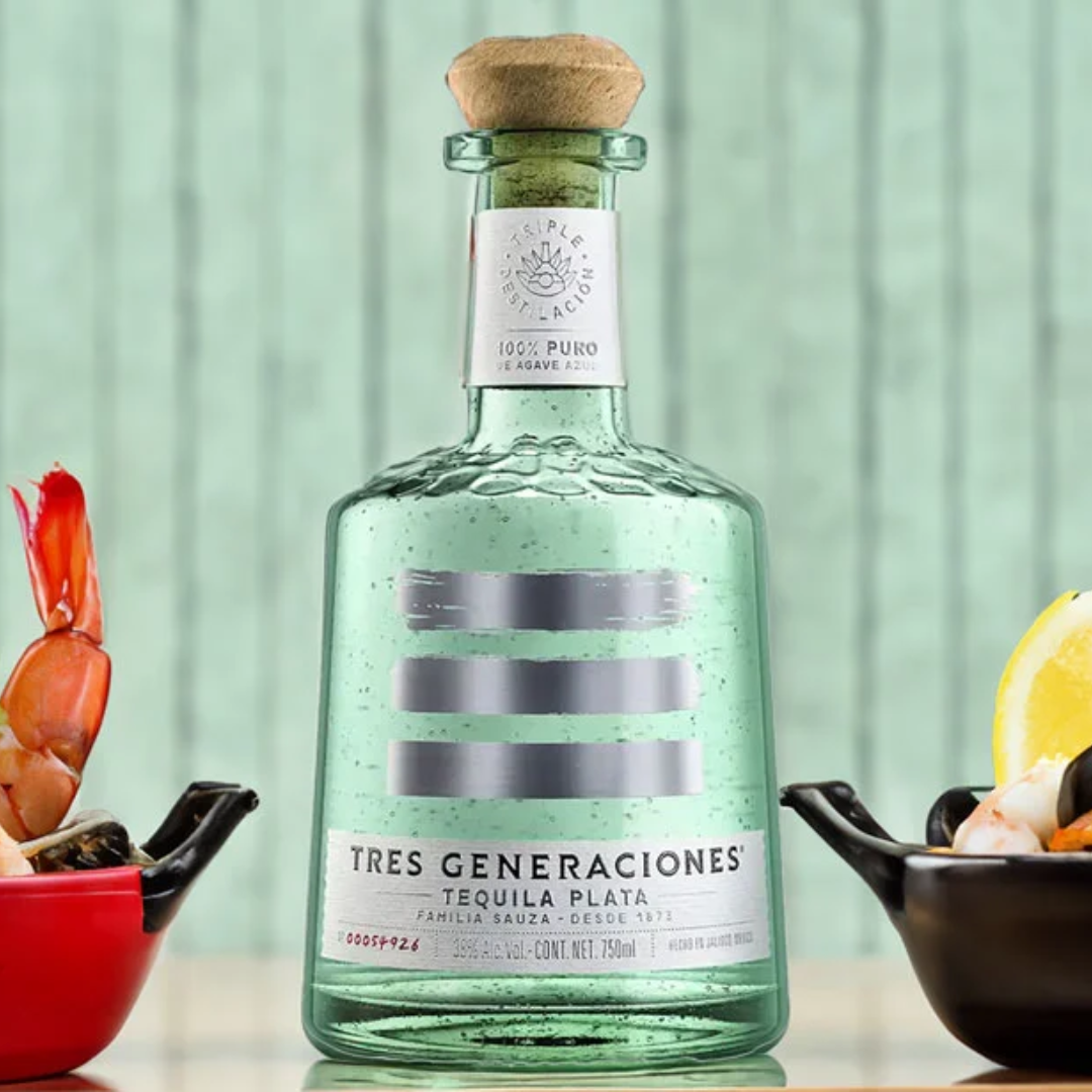 TEQUILA 3 GENERACIONES PLATA 750ML
