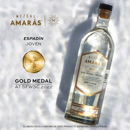 MEZCAL AMARÁS ESPADÍN JOVEN 750 ML