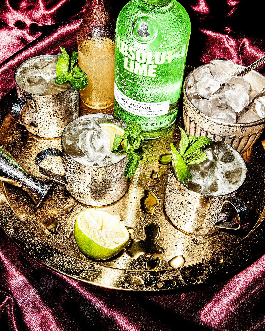 VODKA ABSOLUT LIME 750ML