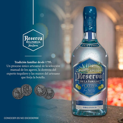 TEQUILA RESERVA DE LA FAMILIA PLATINO 750ML