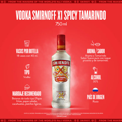 VODKA SMIRNODD TAMARINOD 750ML
