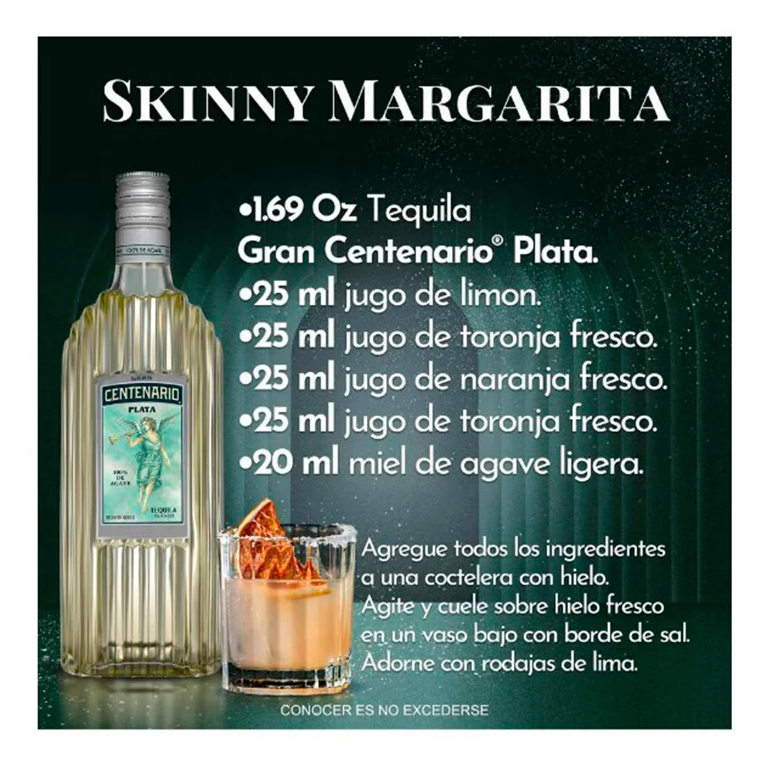 TEQUILA CENTENARIO PLATA 700ML