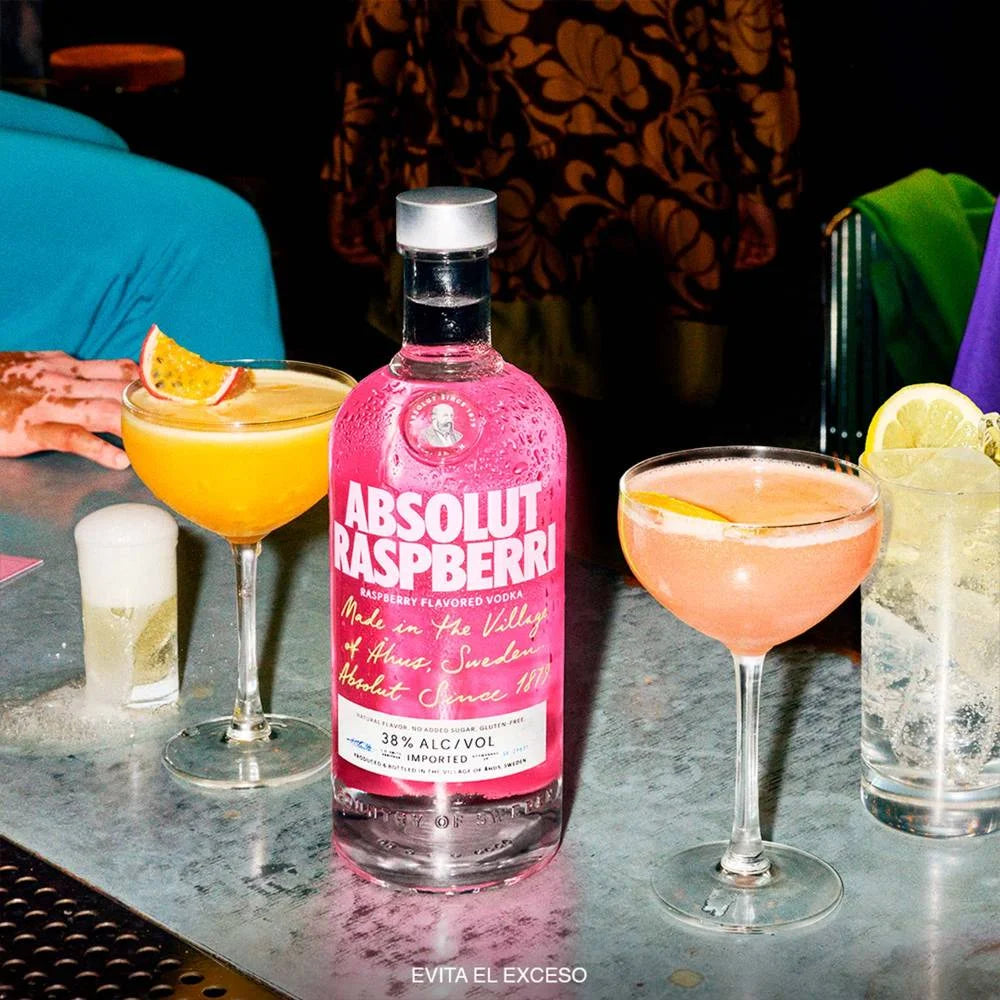 VODKA ABSOLUT RASPBERRI 750ML