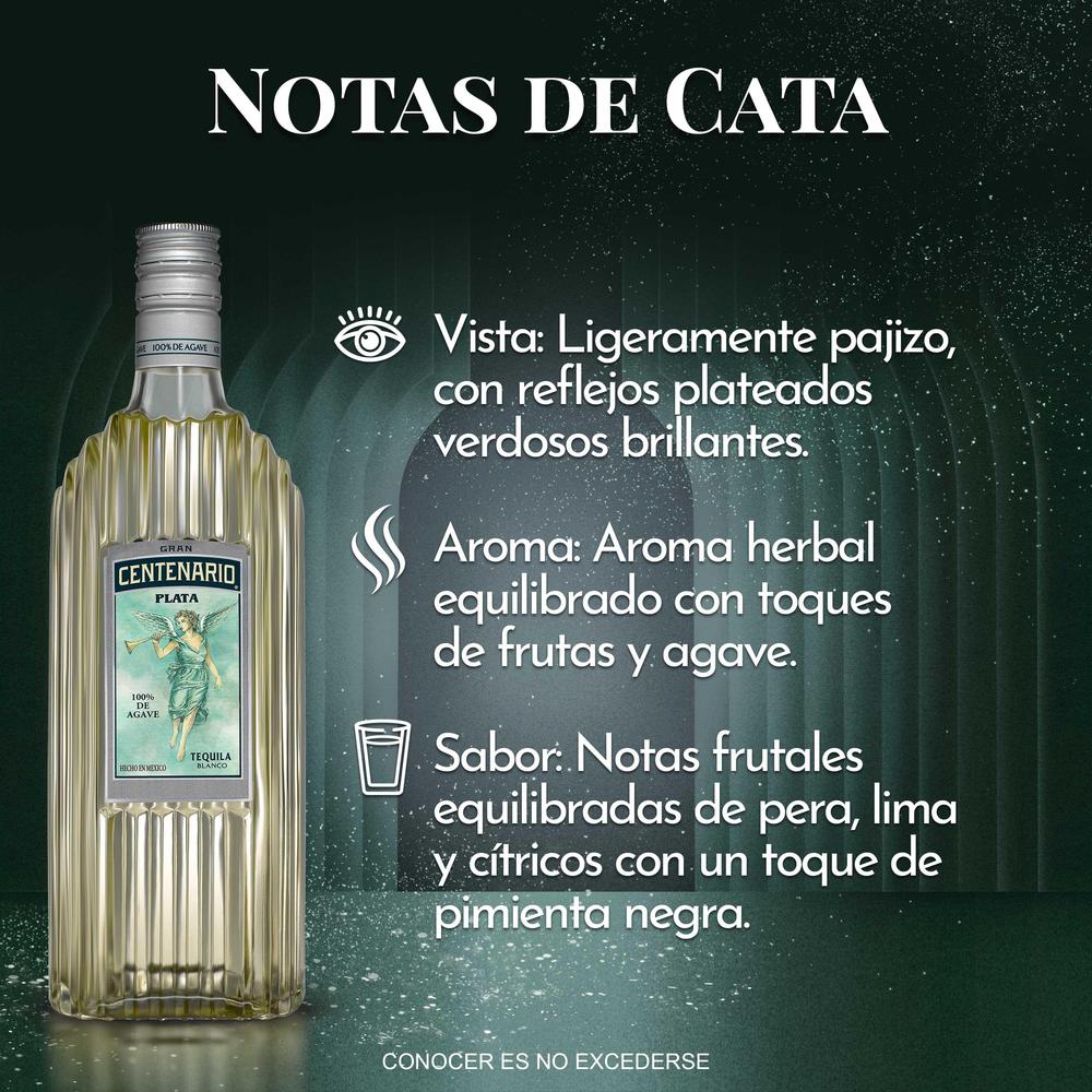 TEQUILA CENTENARIO PLATA 700ML