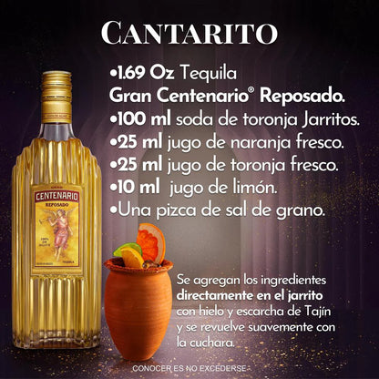 TEQUILA CENTENARIO REPOSADO 700 ML
