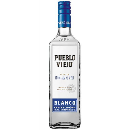 TEQUILA PUEBLO VIEJO BLANCO 700ML